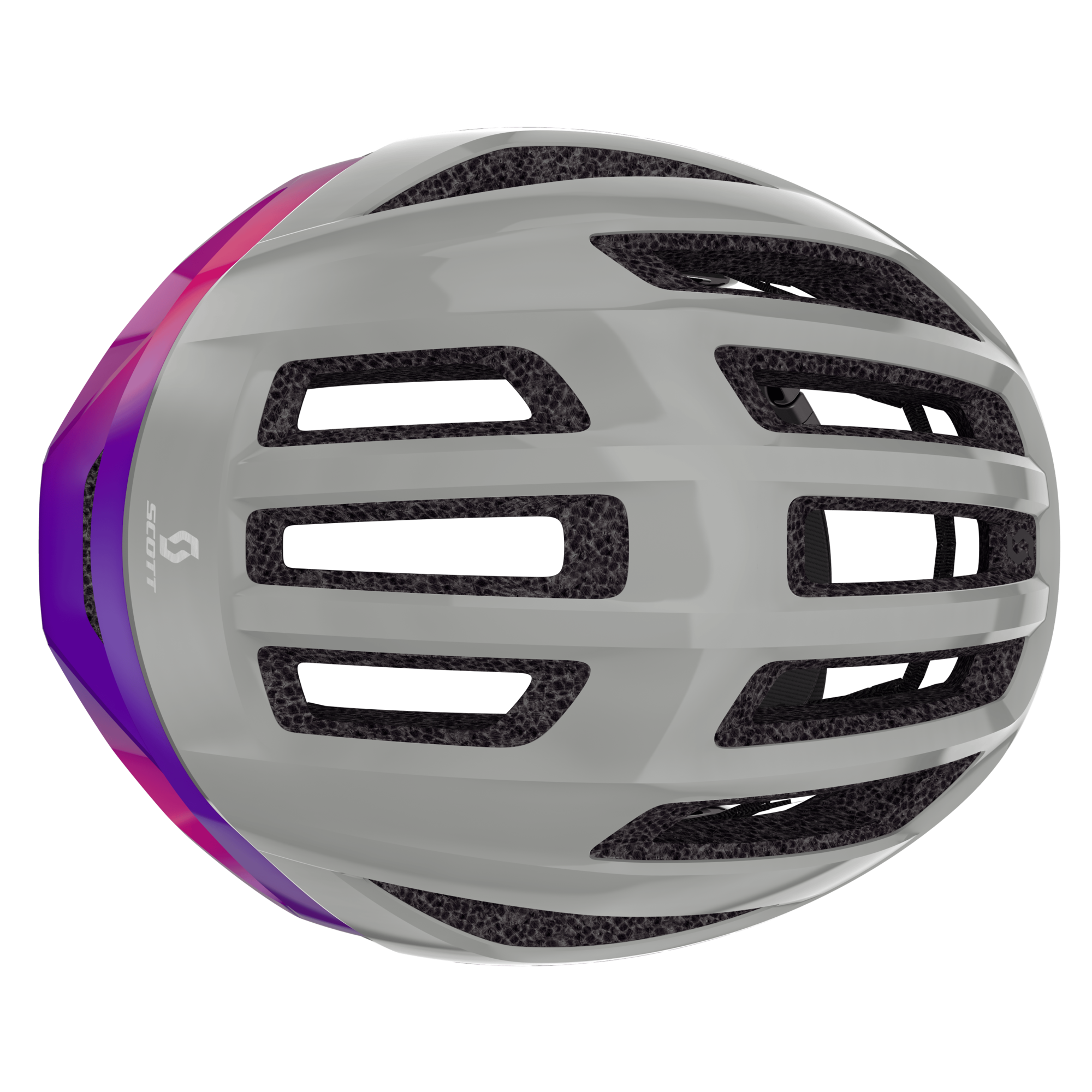 Scott centric plus narwal grey fade purple helm